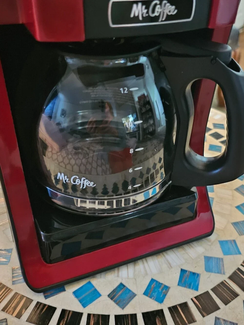 Mr. Coffee 12-Cup Coffee Maker - Red